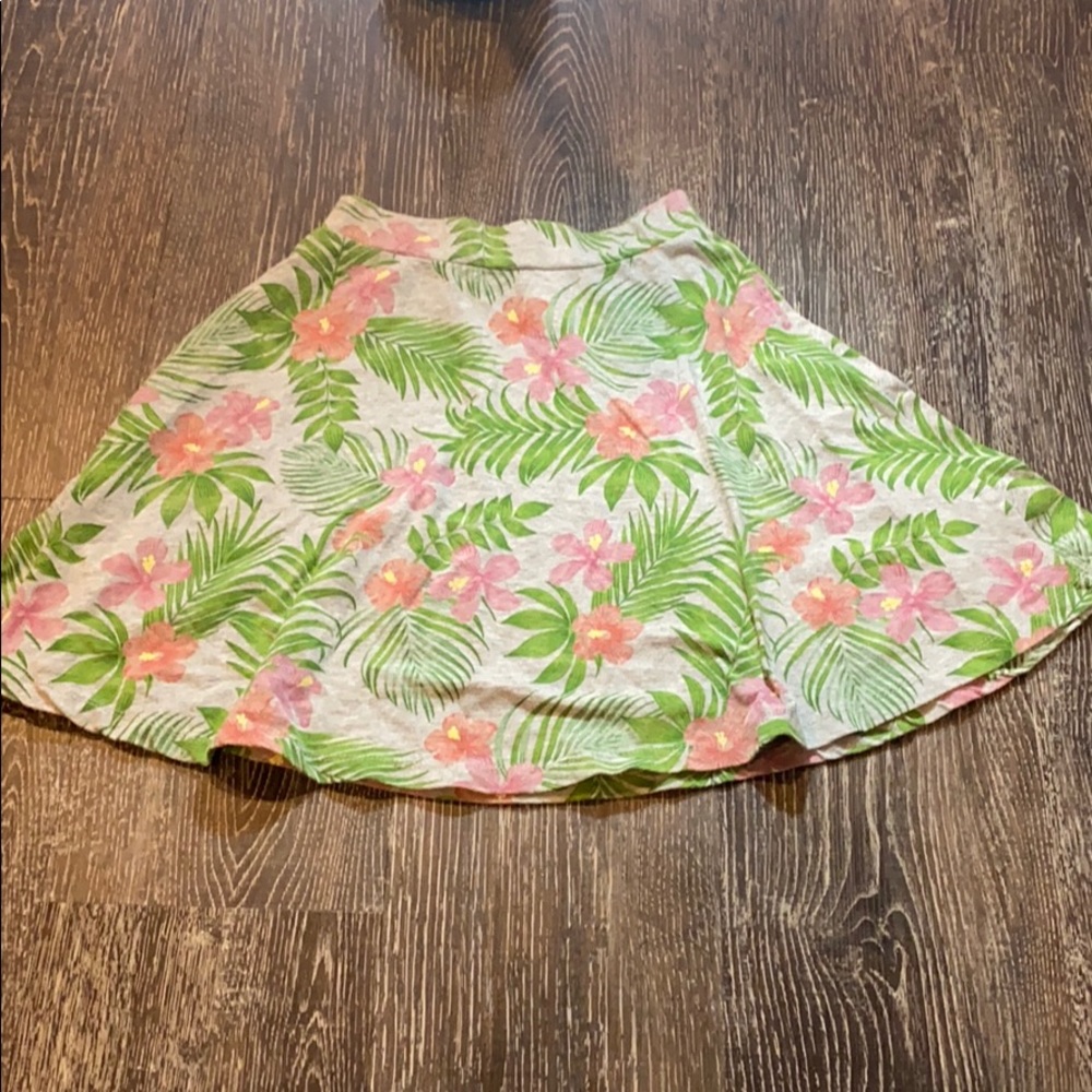 Tropical skate skirt